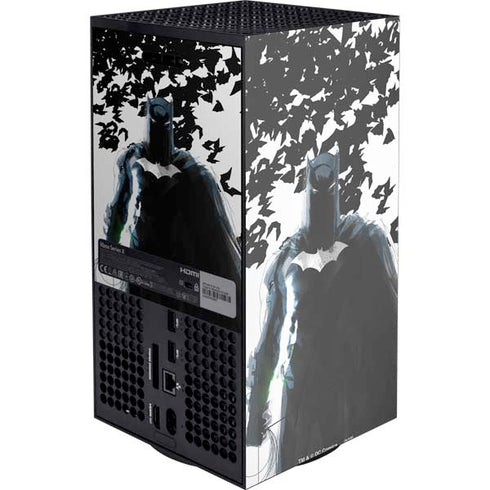 DC Comics Batman Holding batarang Art XBox Series X Digital Edition Console Skin