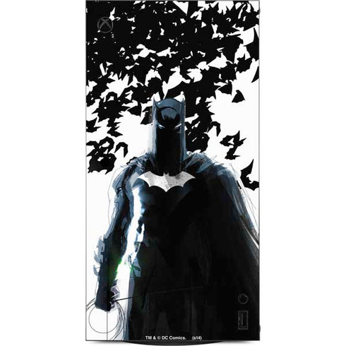 DC Comics Batman Holding batarang Art XBox Series X Digital Edition Console Skin