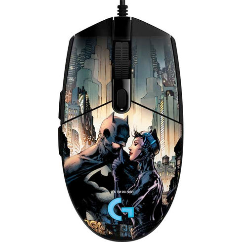 DC Comics Batman Hush 15th Anniversary Deluxe Edition Cover by Jim Lee G203 Prodigy RGB Wired Gaming Mouse Skin