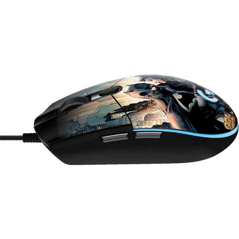 DC Comics Batman Hush 15th Anniversary Deluxe Edition Cover by Jim Lee G203 Prodigy RGB Wired Gaming Mouse Skin