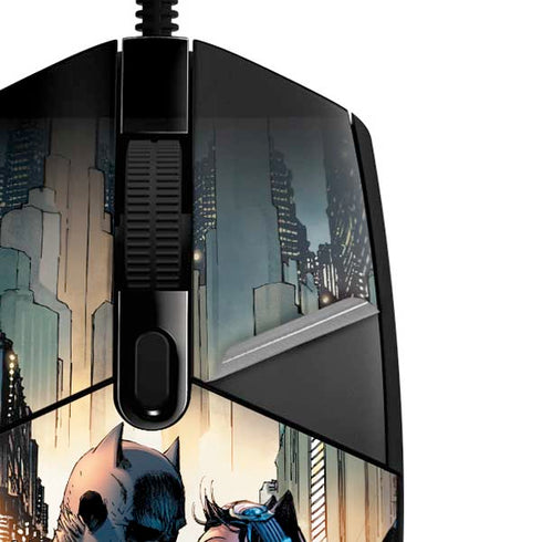 DC Comics Batman Hush 15th Anniversary Deluxe Edition Cover by Jim Lee G203 Prodigy RGB Wired Gaming Mouse Skin