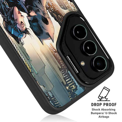 DC Comics Batman Hush 15th Anniversary Deluxe Edition Cover by Jim Lee Galaxy S25 FE Kickstand Case