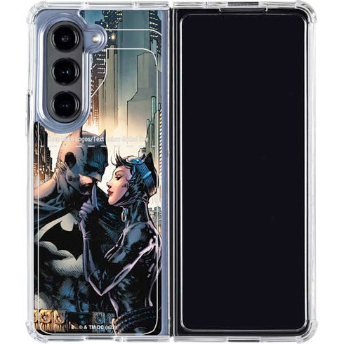 DC Comics Batman Hush 15th Anniversary Deluxe Edition Cover by Jim Lee Galaxy Z Fold5 5G Clear Case