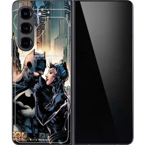 DC Comics Batman Hush 15th Anniversary Deluxe Edition Cover by Jim Lee Galaxy Z Fold5 5G Skin