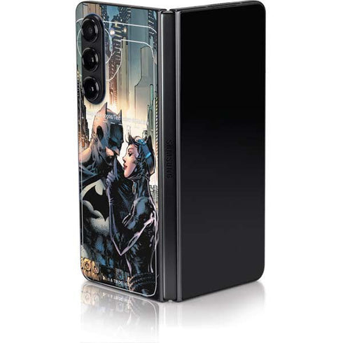DC Comics Batman Hush 15th Anniversary Deluxe Edition Cover by Jim Lee Galaxy Z Fold5 5G Skin