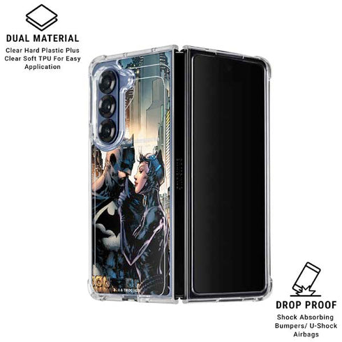 DC Comics Batman Hush 15th Anniversary Deluxe Edition Cover by Jim Lee Galaxy Z Fold7 Clear Case
