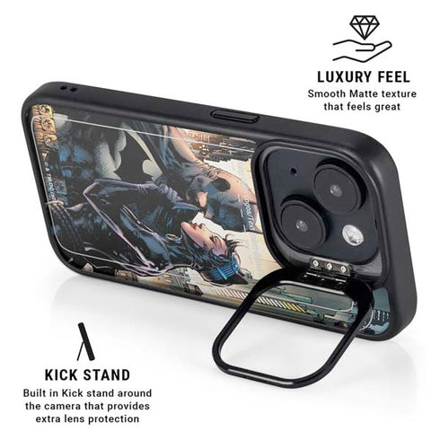 DC Comics Batman Hush 15th Anniversary Deluxe Edition Cover by Jim Lee iPhone 14 Kickstand Case