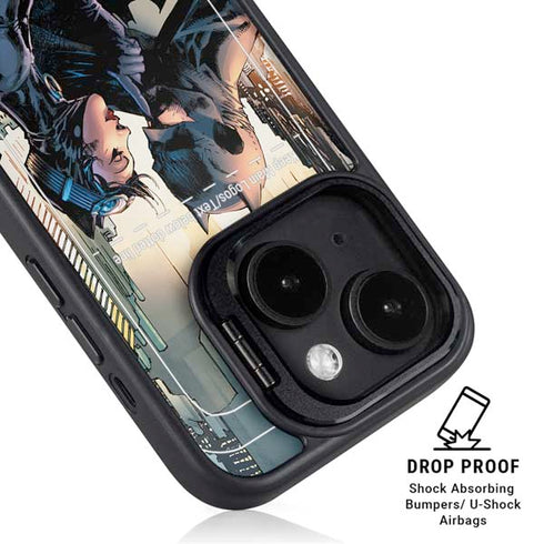 DC Comics Batman Hush 15th Anniversary Deluxe Edition Cover by Jim Lee iPhone 14 Kickstand Case