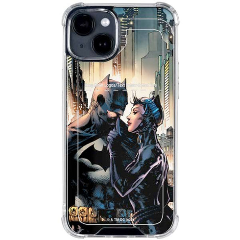 DC Comics Batman Hush 15th Anniversary Deluxe Edition Cover by Jim Lee iPhone 15 Clear Case