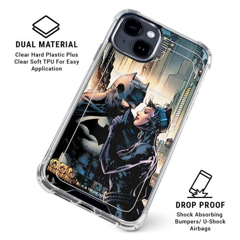 DC Comics Batman Hush 15th Anniversary Deluxe Edition Cover by Jim Lee iPhone 15 Clear Case