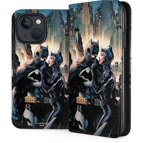 DC Comics Batman Hush 15th Anniversary Deluxe Edition Cover by Jim Lee iPhone 15 Folio Case