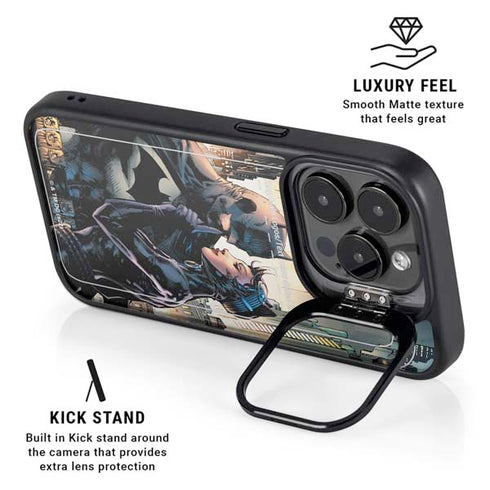 DC Comics Batman Hush 15th Anniversary Deluxe Edition Cover by Jim Lee iPhone 16 Pro Kickstand Case