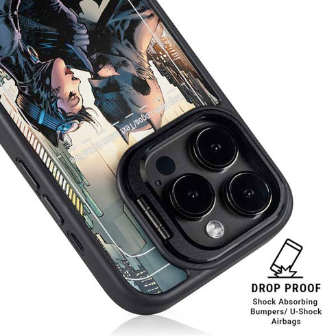 DC Comics Batman Hush 15th Anniversary Deluxe Edition Cover by Jim Lee iPhone 16 Pro Kickstand Case