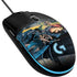 DC Comics Batman All Star Batman & Robin, The Boy Wonder ( Batman & Robin in Action) By Jim Lee G203 Prodigy RGB Wired Gaming Mouse Skin