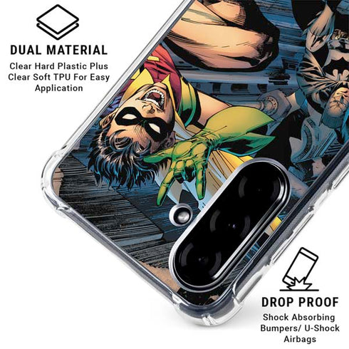 DC Comics Batman All Star Batman & Robin, The Boy Wonder ( Batman & Robin in Action) By Jim Lee Galaxy A36 5G Clear Case