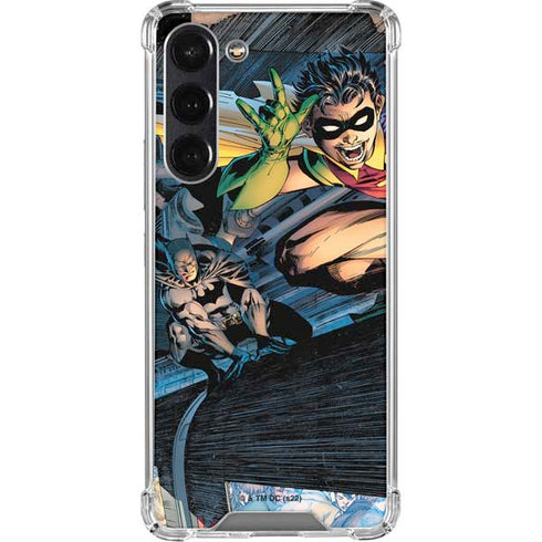 DC Comics Batman All Star Batman & Robin, The Boy Wonder ( Batman & Robin in Action) By Jim Lee Galaxy S24 FE Clear Case