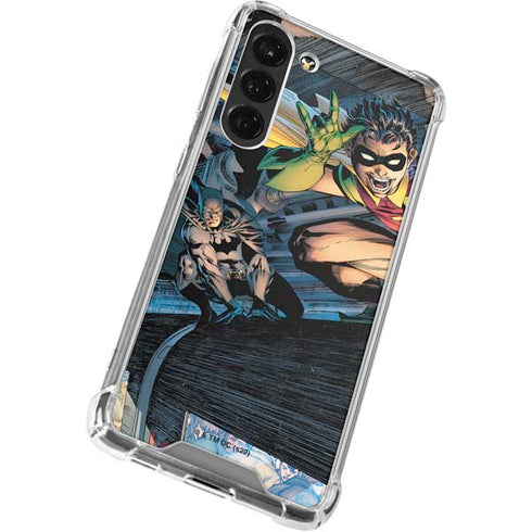 DC Comics Batman All Star Batman & Robin, The Boy Wonder ( Batman & Robin in Action) By Jim Lee Galaxy S24 FE Clear Case