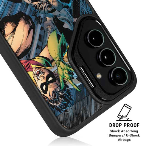 DC Comics Batman All Star Batman & Robin, The Boy Wonder ( Batman & Robin in Action) By Jim Lee Galaxy S24 FE Kickstand Case