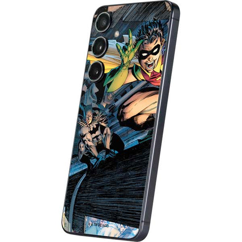 DC Comics Batman All Star Batman & Robin, The Boy Wonder ( Batman & Robin in Action) By Jim Lee Galaxy S25 Skin