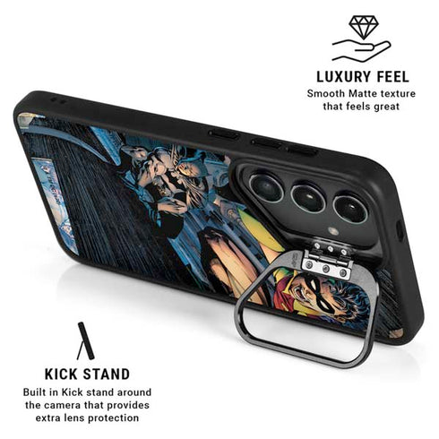 DC Comics Batman All Star Batman & Robin, The Boy Wonder ( Batman & Robin in Action) By Jim Lee Galaxy S24 Ultra Kickstand Case