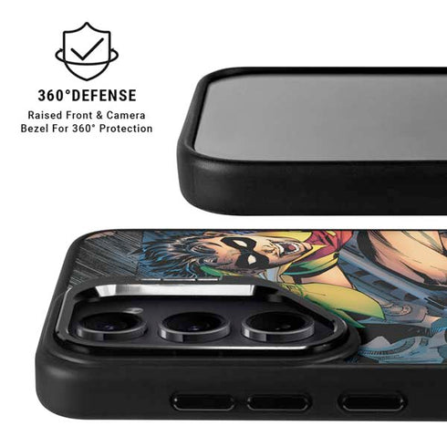 DC Comics Batman All Star Batman & Robin, The Boy Wonder ( Batman & Robin in Action) By Jim Lee Galaxy S24 Ultra Kickstand Case