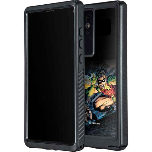 DC Comics Batman All Star Batman & Robin, The Boy Wonder ( Batman & Robin in Action) By Jim Lee Galaxy S24 Ultra Waterproof Case