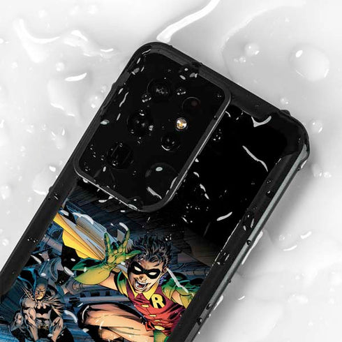 DC Comics Batman All Star Batman & Robin, The Boy Wonder ( Batman & Robin in Action) By Jim Lee Galaxy S24 Ultra Waterproof Case