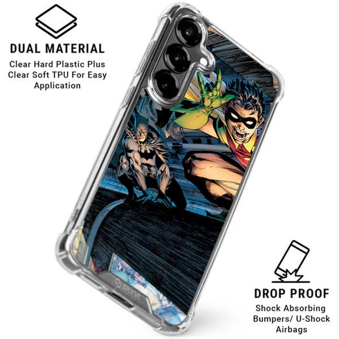 DC Comics Batman All Star Batman & Robin, The Boy Wonder ( Batman & Robin in Action) By Jim Lee Galaxy S26 Clear Case