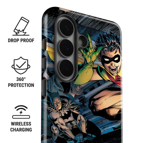 DC Comics Batman All Star Batman & Robin, The Boy Wonder ( Batman & Robin in Action) By Jim Lee Galaxy S26 Plus Impact Case
