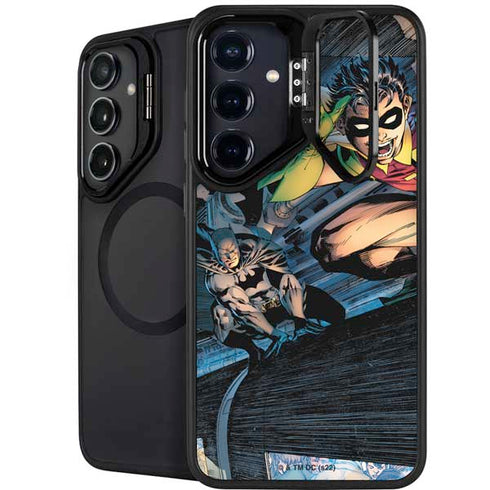 DC Comics Batman All Star Batman & Robin, The Boy Wonder ( Batman & Robin in Action) By Jim Lee Galaxy S26 Plus Kickstand Case