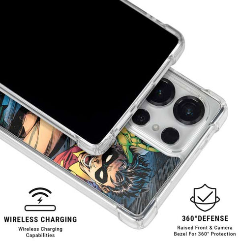 DC Comics Batman All Star Batman & Robin, The Boy Wonder ( Batman & Robin in Action) By Jim Lee Galaxy S26 Ultra Clear Case