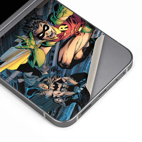 DC Comics Batman All Star Batman & Robin, The Boy Wonder ( Batman & Robin in Action) By Jim Lee Galaxy Z Flip6 Skin