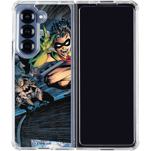 DC Comics Batman All Star Batman & Robin, The Boy Wonder ( Batman & Robin in Action) By Jim Lee Galaxy Z Fold6 Clear Case