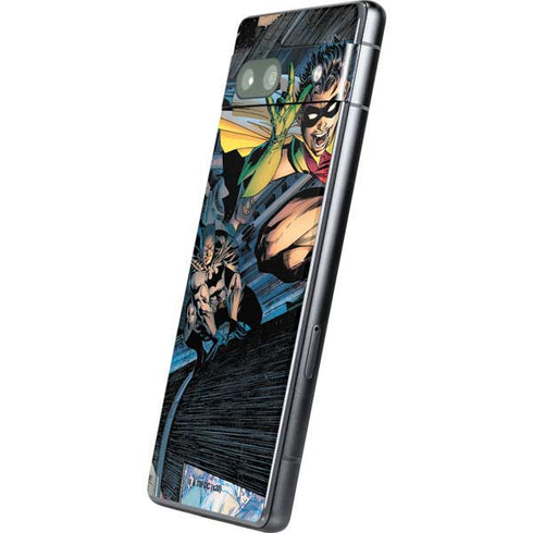 DC Comics Batman All Star Batman & Robin, The Boy Wonder ( Batman & Robin in Action) By Jim Lee Google Pixel 7a Skin