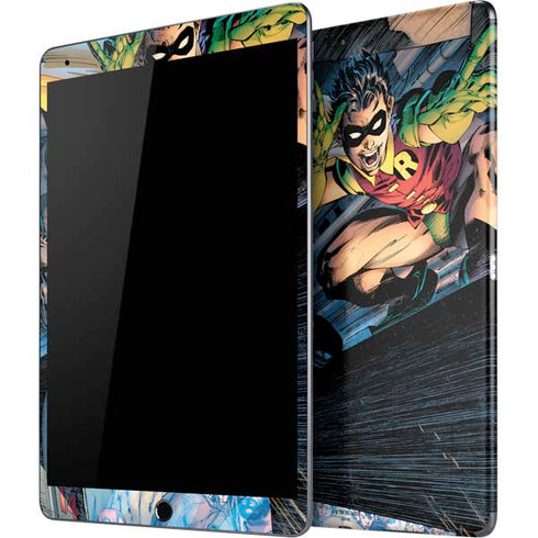 DC Comics Batman All Star Batman & Robin, The Boy Wonder ( Batman & Robin in Action) By Jim Lee iPad Skins