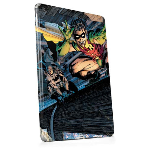 DC Comics Batman All Star Batman & Robin, The Boy Wonder ( Batman & Robin in Action) By Jim Lee Apple iPad Skin