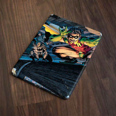 DC Comics Batman All Star Batman & Robin, The Boy Wonder ( Batman & Robin in Action) By Jim Lee Apple iPad Skin