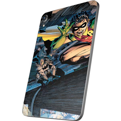 DC Comics Batman All Star Batman & Robin, The Boy Wonder ( Batman & Robin in Action) By Jim Lee Apple iPad Mini Skin