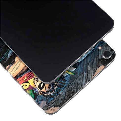 DC Comics Batman All Star Batman & Robin, The Boy Wonder ( Batman & Robin in Action) By Jim Lee Apple iPad Mini Skin