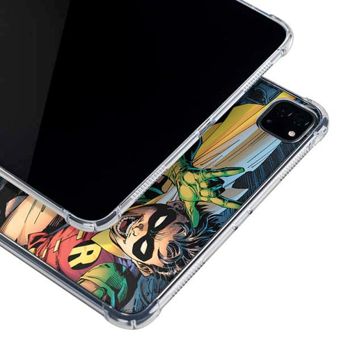 DC Comics Batman All Star Batman & Robin, The Boy Wonder ( Batman & Robin in Action) By Jim Lee iPad Pro 11in (2024) Clear Case