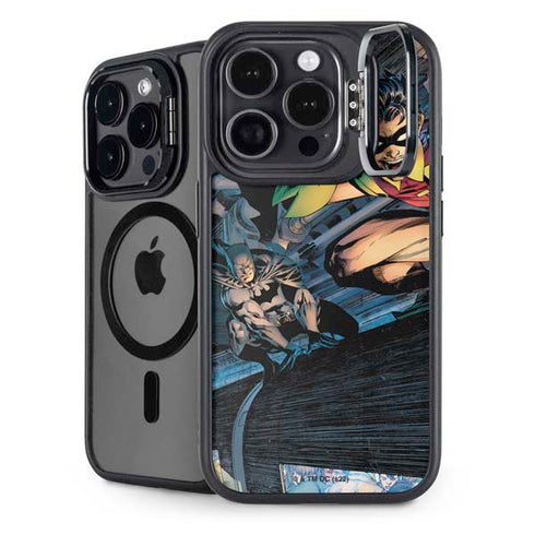 DC Comics Batman All Star Batman & Robin, The Boy Wonder ( Batman & Robin in Action) By Jim Lee iPhone Cases