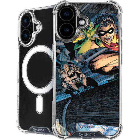 DC Comics Batman All Star Batman & Robin, The Boy Wonder ( Batman & Robin in Action) By Jim Lee iPhone 16 MagSafe Case