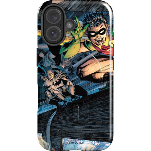 DC Comics Batman All Star Batman & Robin, The Boy Wonder ( Batman & Robin in Action) By Jim Lee iPhone 16 Magsafe Impact Case