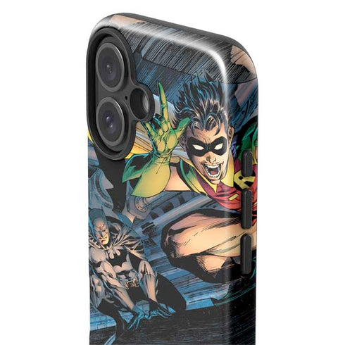 DC Comics Batman All Star Batman & Robin, The Boy Wonder ( Batman & Robin in Action) By Jim Lee iPhone 16 Plus Impact Case
