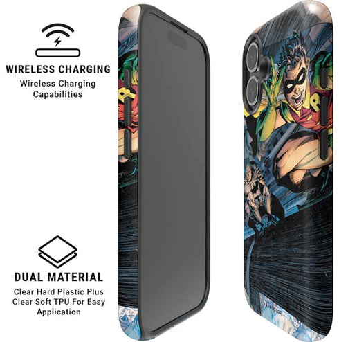 DC Comics Batman All Star Batman & Robin, The Boy Wonder ( Batman & Robin in Action) By Jim Lee iPhone 16 Plus Magsafe Impact Case