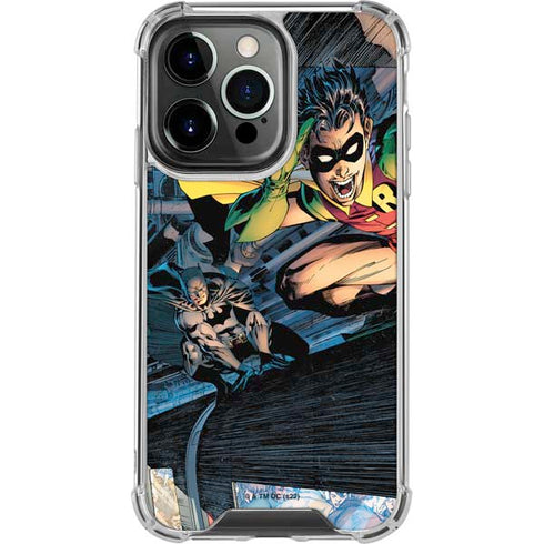 DC Comics Batman All Star Batman & Robin, The Boy Wonder ( Batman & Robin in Action) By Jim Lee iPhone 16 Pro Clear Case