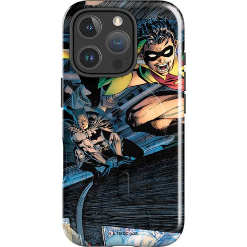DC Comics Batman All Star Batman & Robin, The Boy Wonder ( Batman & Robin in Action) By Jim Lee iPhone 16 Pro Magsafe Impact Case