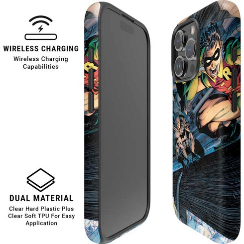 DC Comics Batman All Star Batman & Robin, The Boy Wonder ( Batman & Robin in Action) By Jim Lee iPhone 16 Pro Magsafe Impact Case