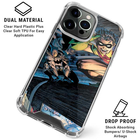 DC Comics Batman All Star Batman & Robin, The Boy Wonder ( Batman & Robin in Action) By Jim Lee iPhone 16 Pro Max Clear Case