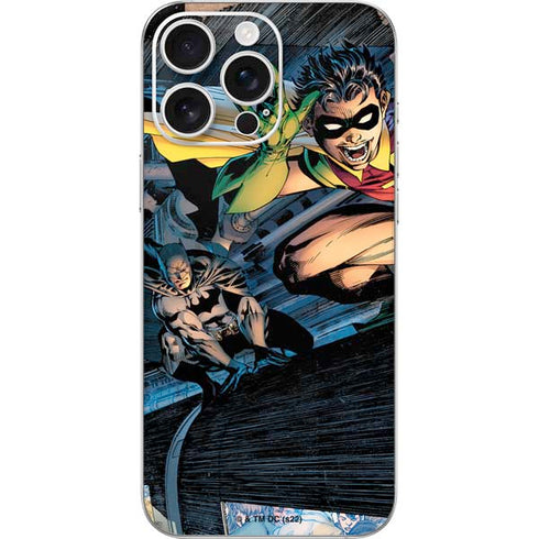 DC Comics Batman All Star Batman & Robin, The Boy Wonder ( Batman & Robin in Action) By Jim Lee iPhone 16 Pro Max Skin
